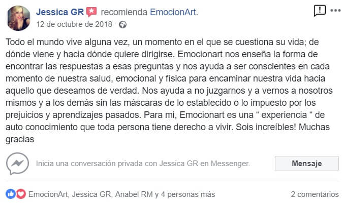 Reseña de Jessica GR